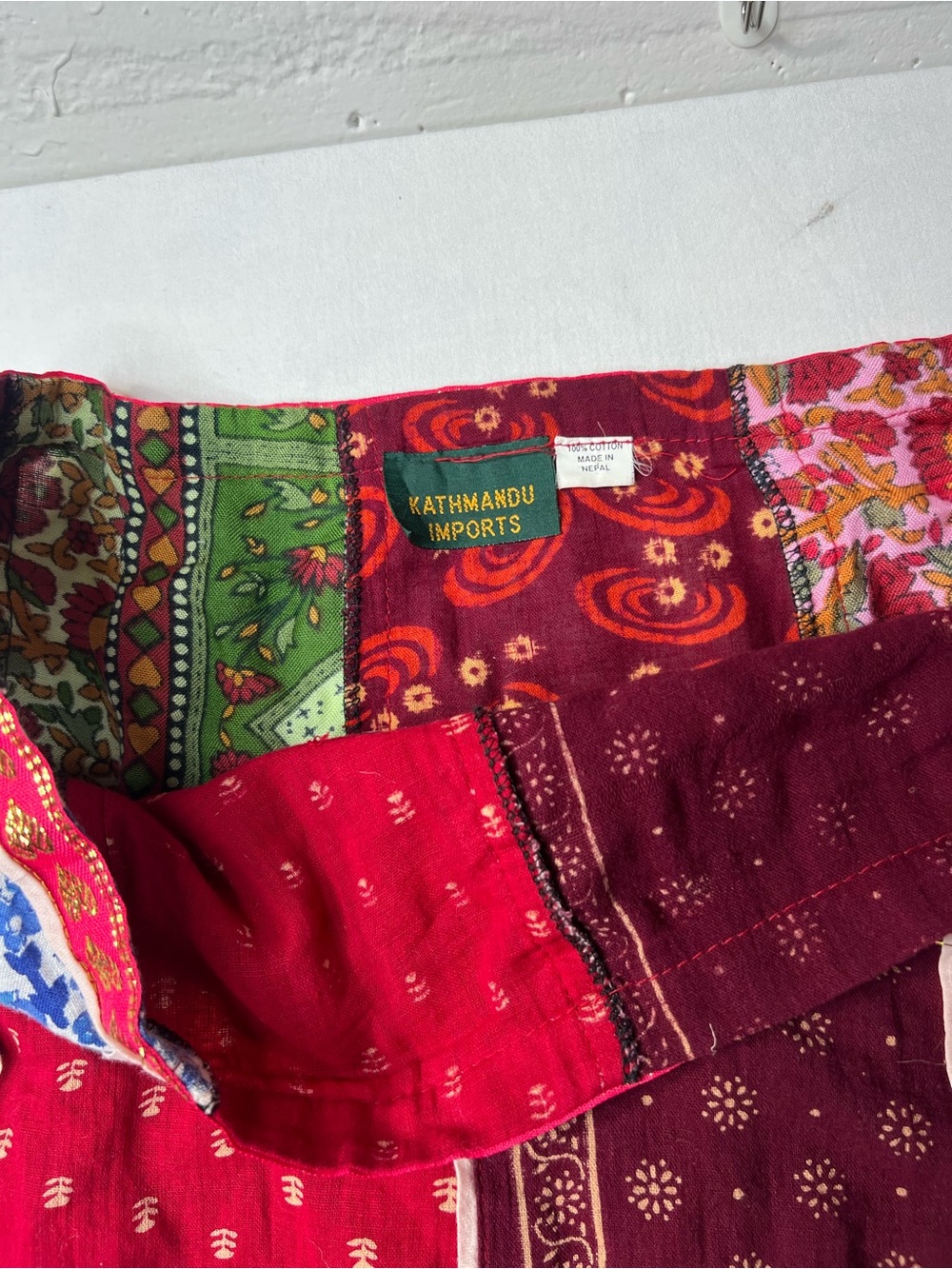 Kathmandu Imports Bohemian patchwork maxi skirt - Picture 4 of 8